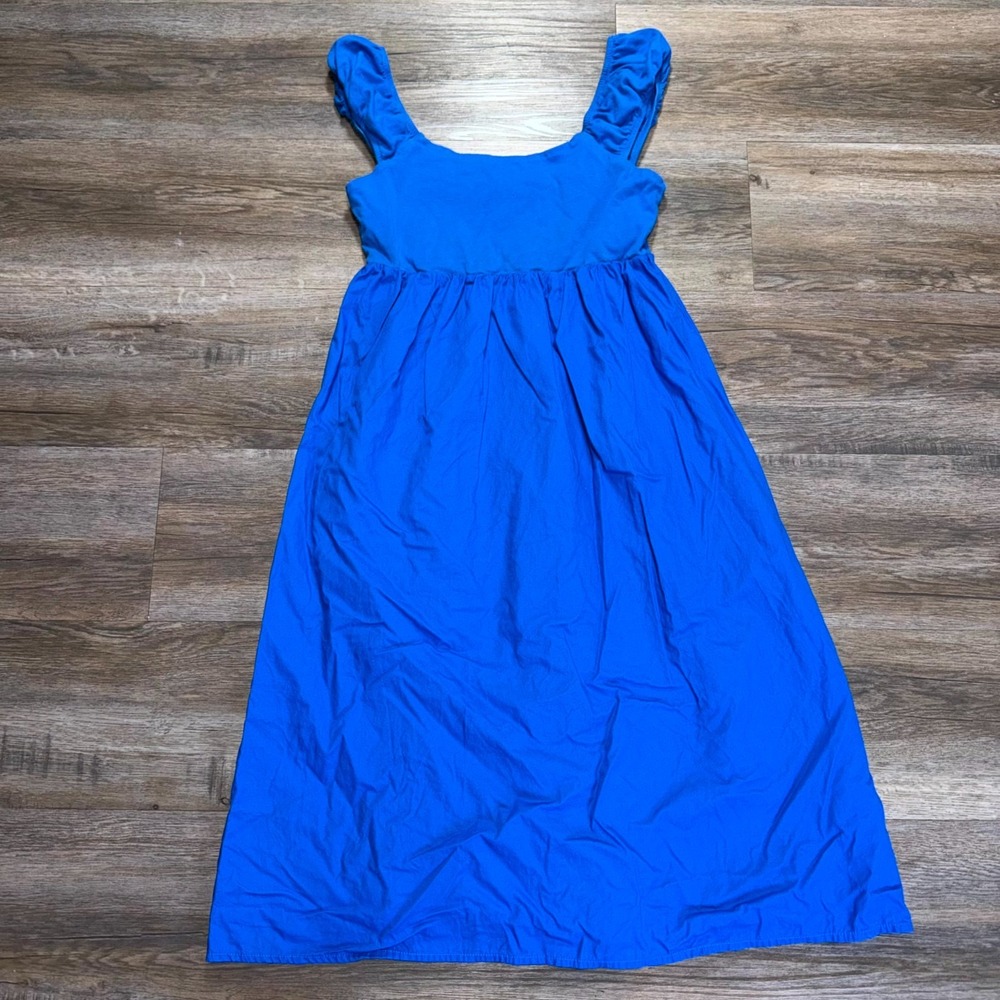 Wados Sundress Womens Small Royal Blue Scoop Neck Summer Vacation Beach Chic